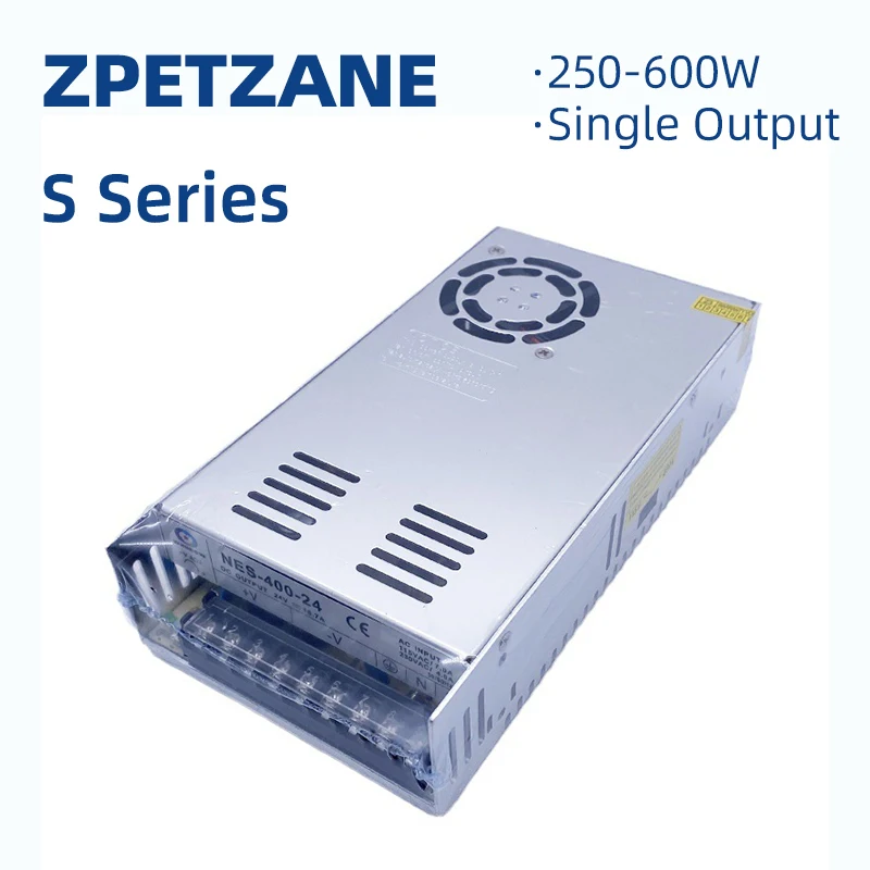 

Switch Power Supply 250/350/400/500/600W Single Output 5/12/24/36/48V Security Defence Monitor Camera LED Strip
