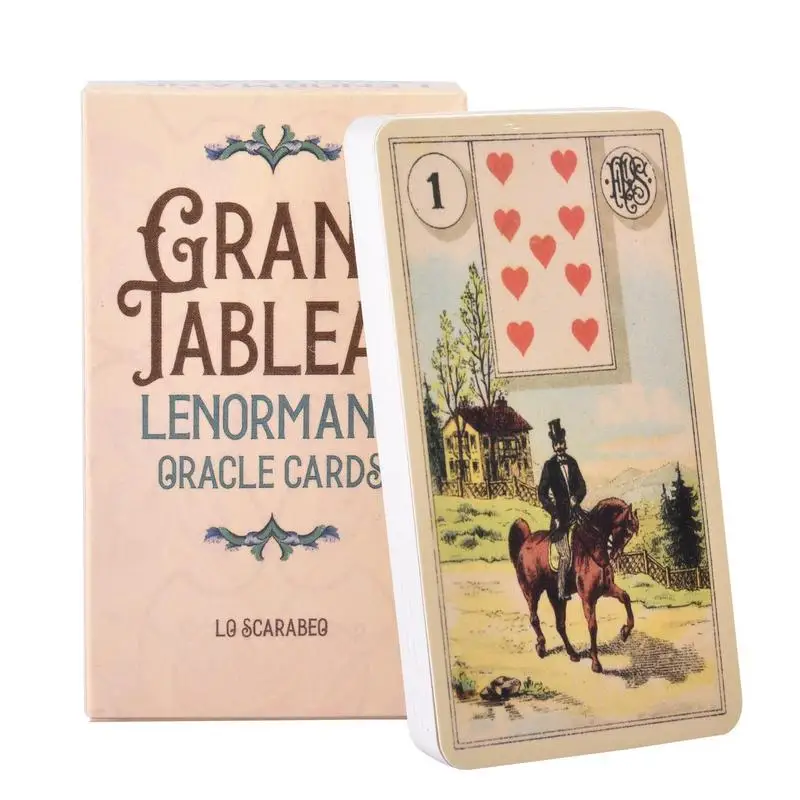 Party Card Game Grand Tableau Lenormand Tarot Board Game Oracle Card 36pcs Full English Tarot Table Game For Family And Friends