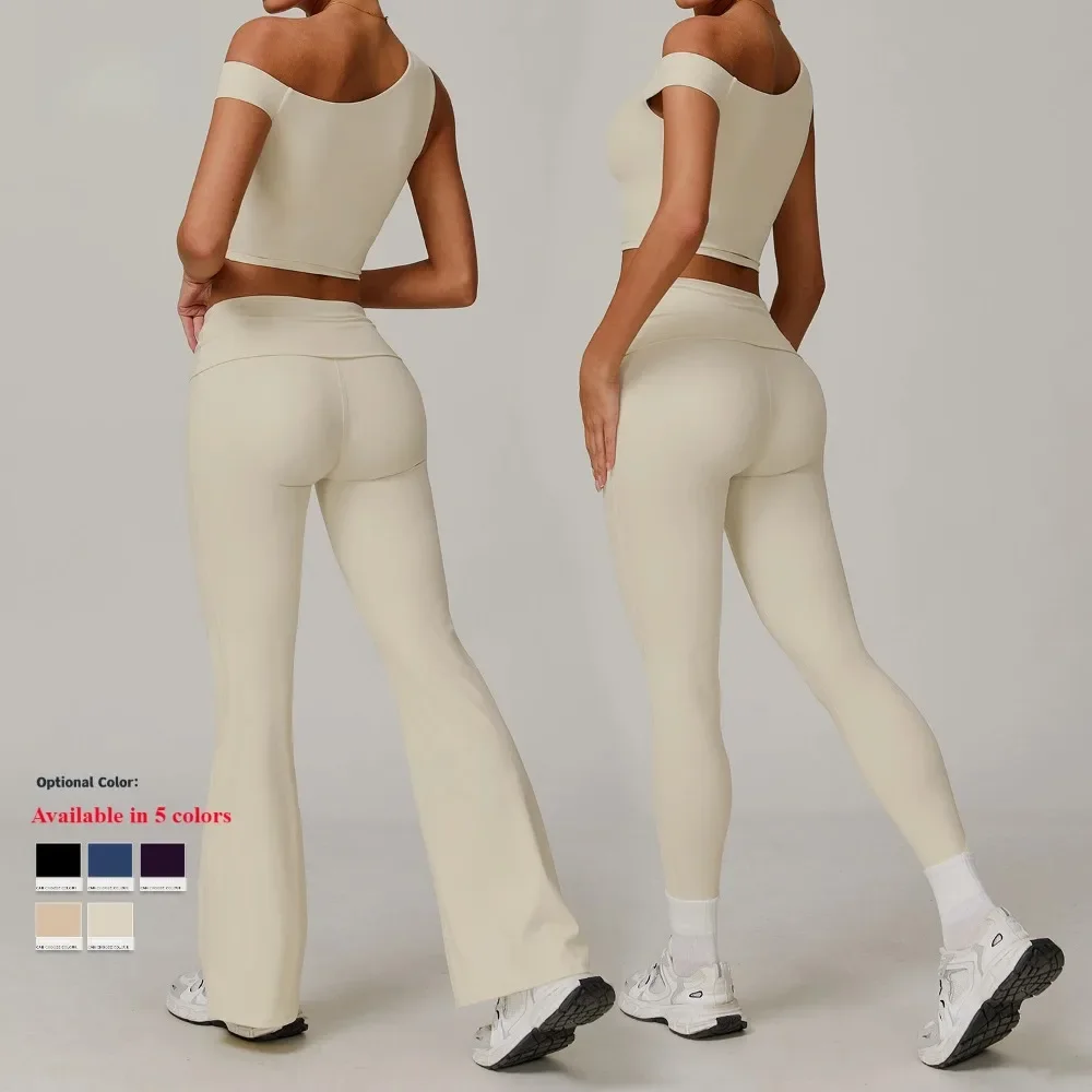 

Комплект для йоги, женская одежда из 2 предметов, тренировочная одежда, спортивная одежда для фитнеса, спортивный костюм, леггинсы с высокой талией, спортивный бюстгальтер, спортивная одежда