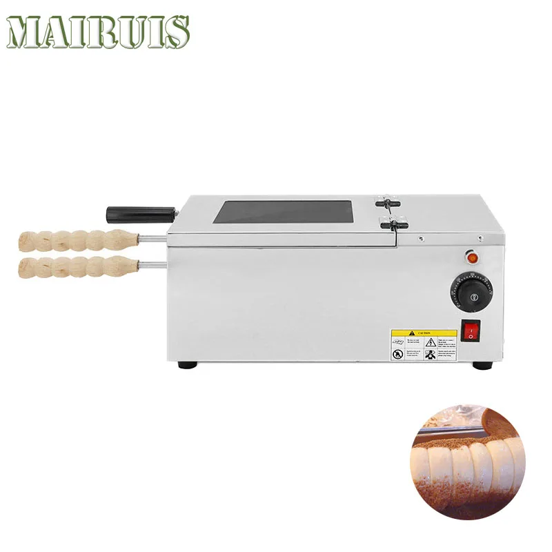 Electric Automatic Bake Chimney Cake Oven Kurtos Kalacs Maker The Ceak Cak Cone Roller Roll Bread Grill Chimney Cake Machine