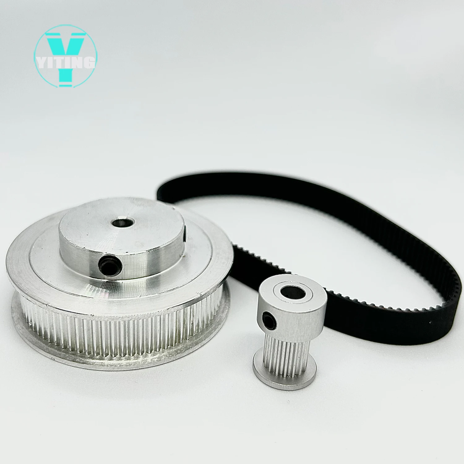 2GT 2M 80Teeth 16T  GT2 16Teeth 80T Timing Belt Pulley Set Belt Width 6mm Bore 3~25mm  5:1 Wheel Synchronous Pulley Belt Kit