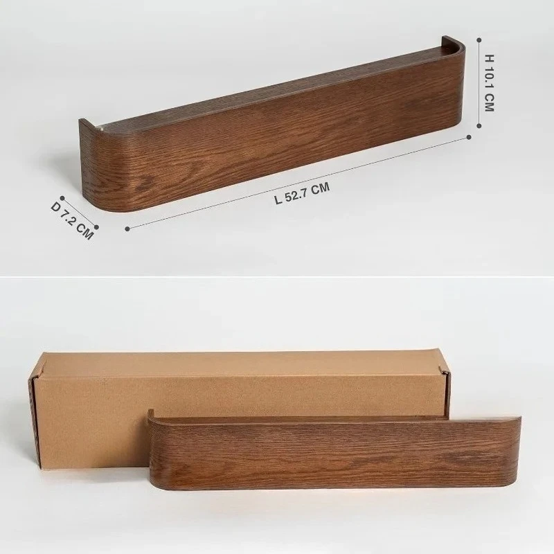 Wall Hanger Clothing Rack Stand Garment Rack Walnut Wall Hanger, Entrance Clothes Hanger, Wall Coat Hook, Veneer Hanger image 3