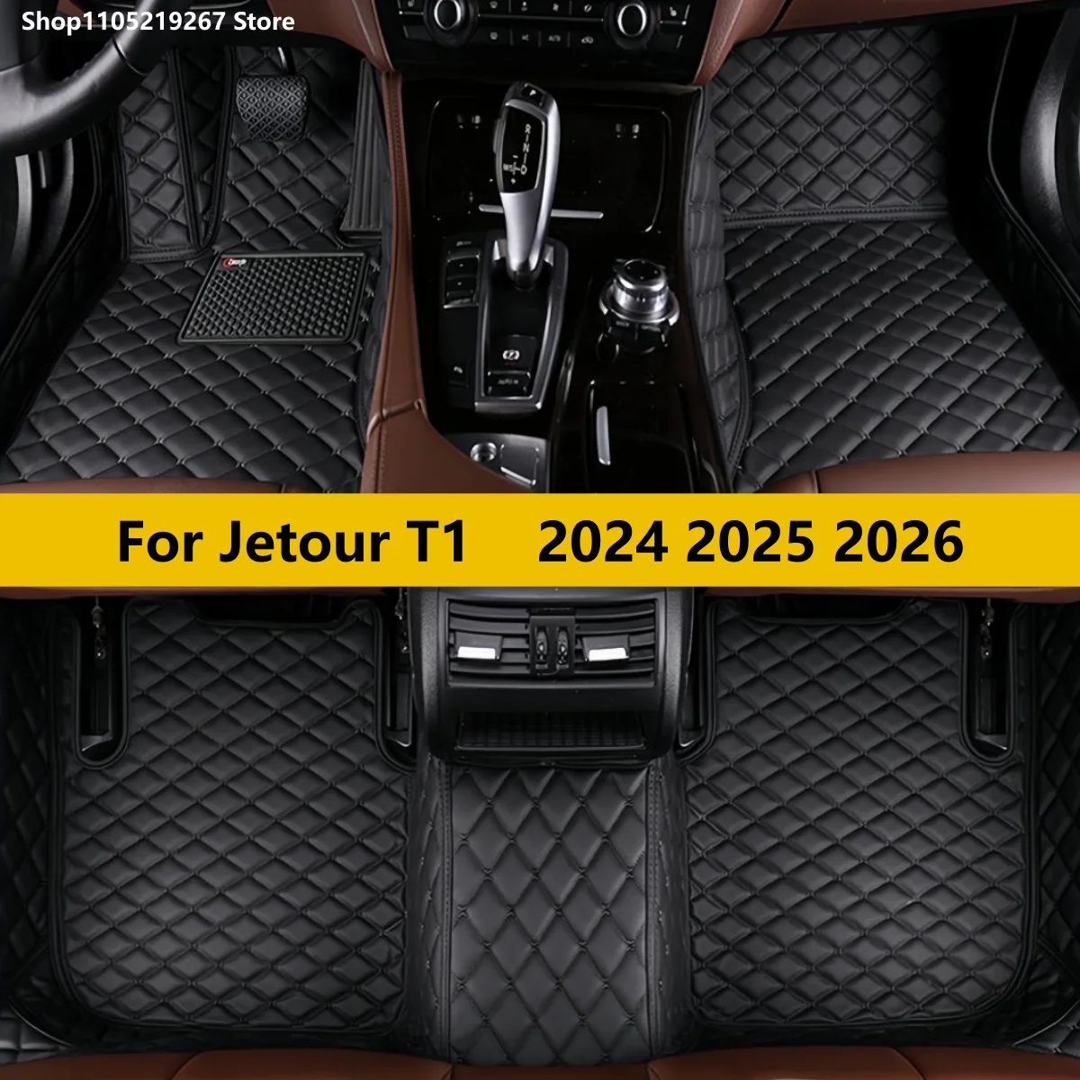 

Custom Car Floor Mats For Jetour T1 2024 2025 2026 Florid Auto Carpets Foot Coche Accessorie