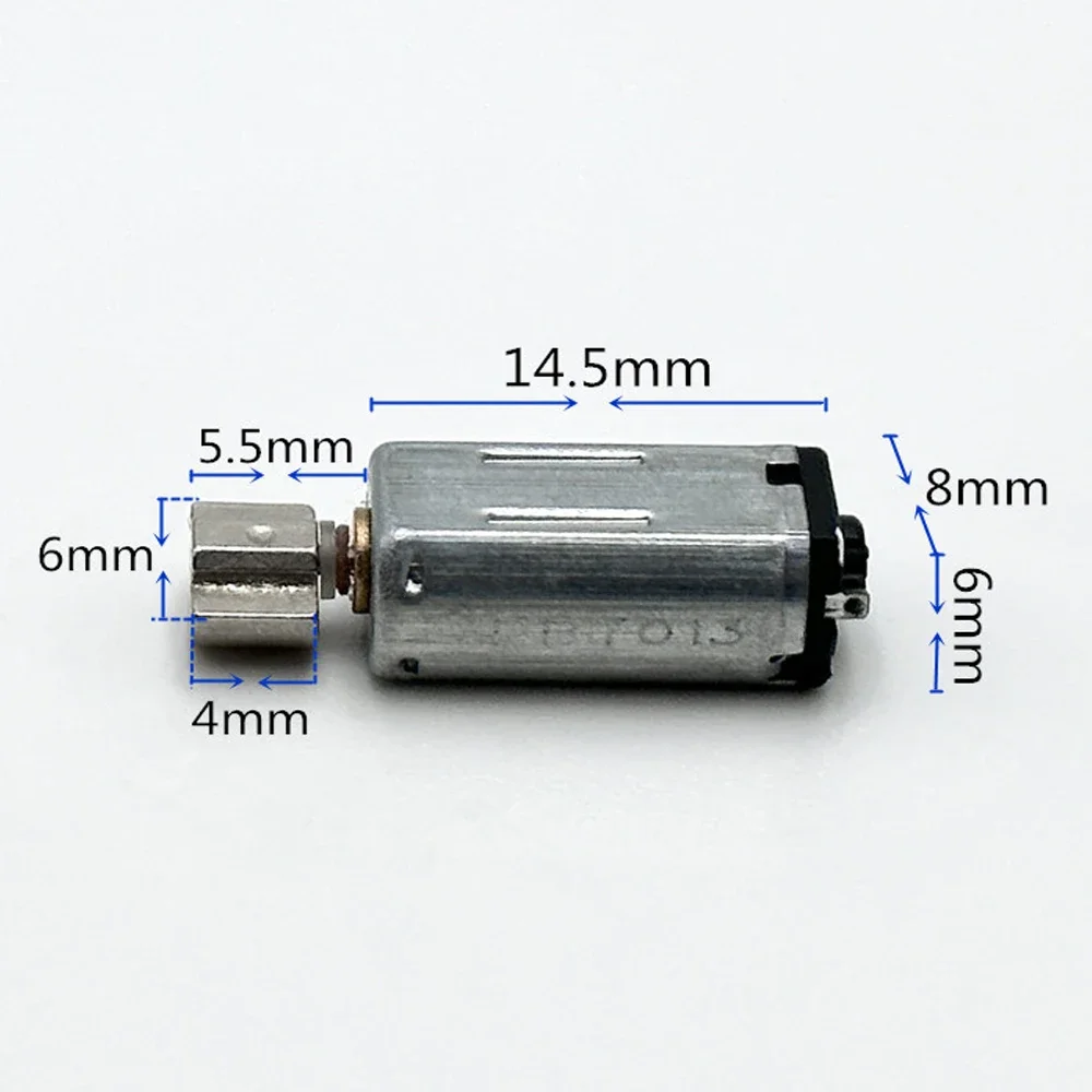 Mini Tiny K20 Vibration Motor DC 3V 3.7V 8500RPM Micro 6mm*8mm Vibrating Motors Eccentric Wheel Vibrator DIY Toy Massager Pad