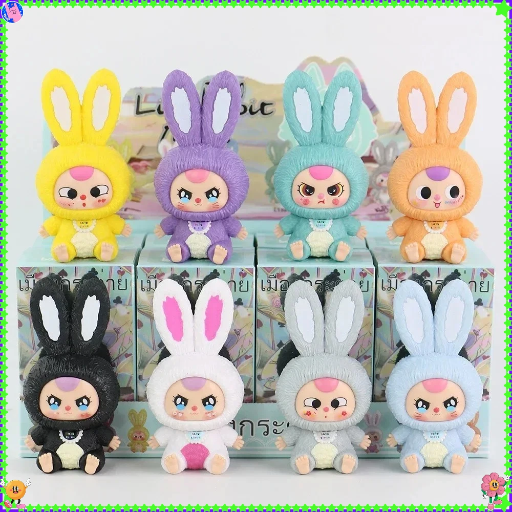 

Кролик Эльф, украшение для рабочего стола, кукла, 3-летняя фигурка, серия кошек, модная игрушка, фигурка, слепая коробка, кукла, подарочный орнамент, коробка-сюрприз