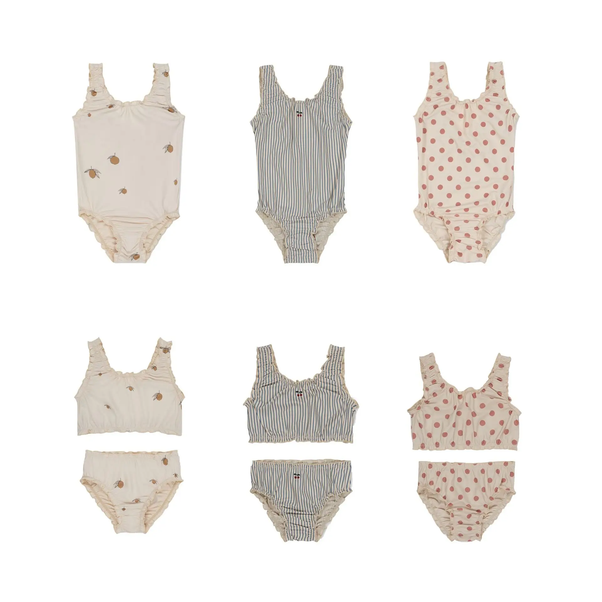

BabyGirl Swimsuits Kid Sleeveless Top+Shorts Bottom Child Swimming Suit Princess Bathing Wear Little Girls Swimming Set 2-9 Year
