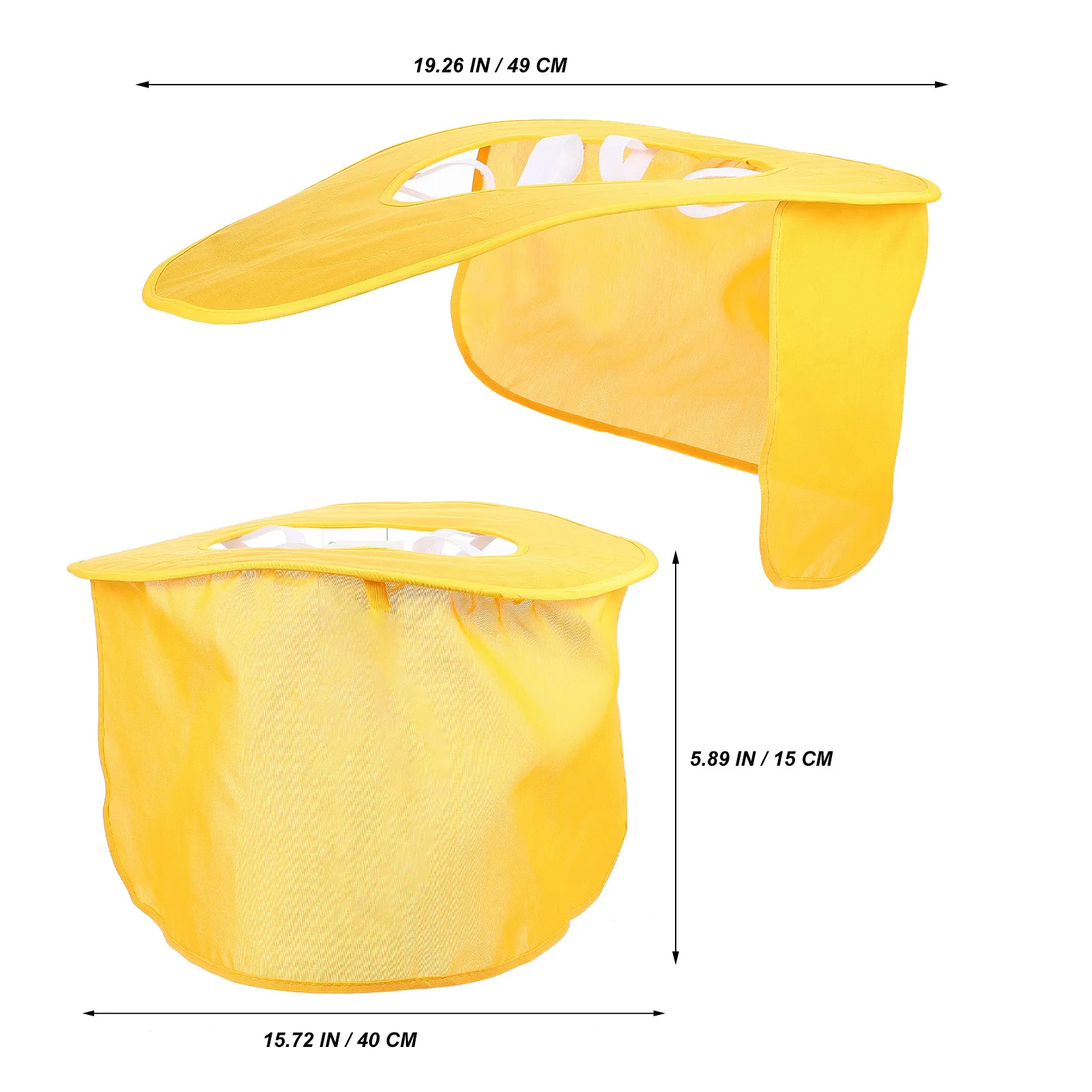

1Pcs Sunproof Safety Hat Visor Yellow Lightweight Foldable Brim for Outdoor Construction Building Site Protection