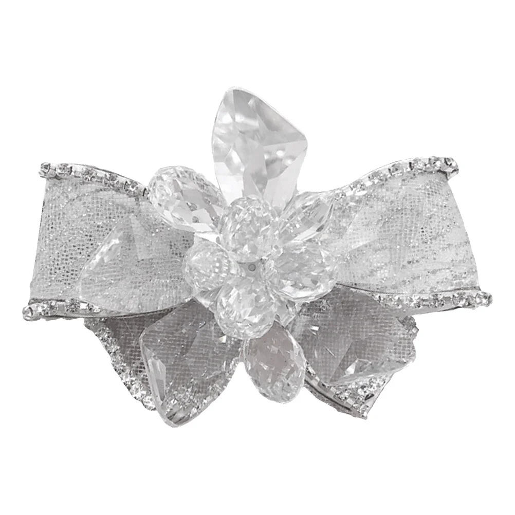 2Pcs Rhinestone Shoes Decor Crystal Glass Bowknot Clip DIY Accessories for Wedding Shoes Clothes Hats Bags Fashion Ornament