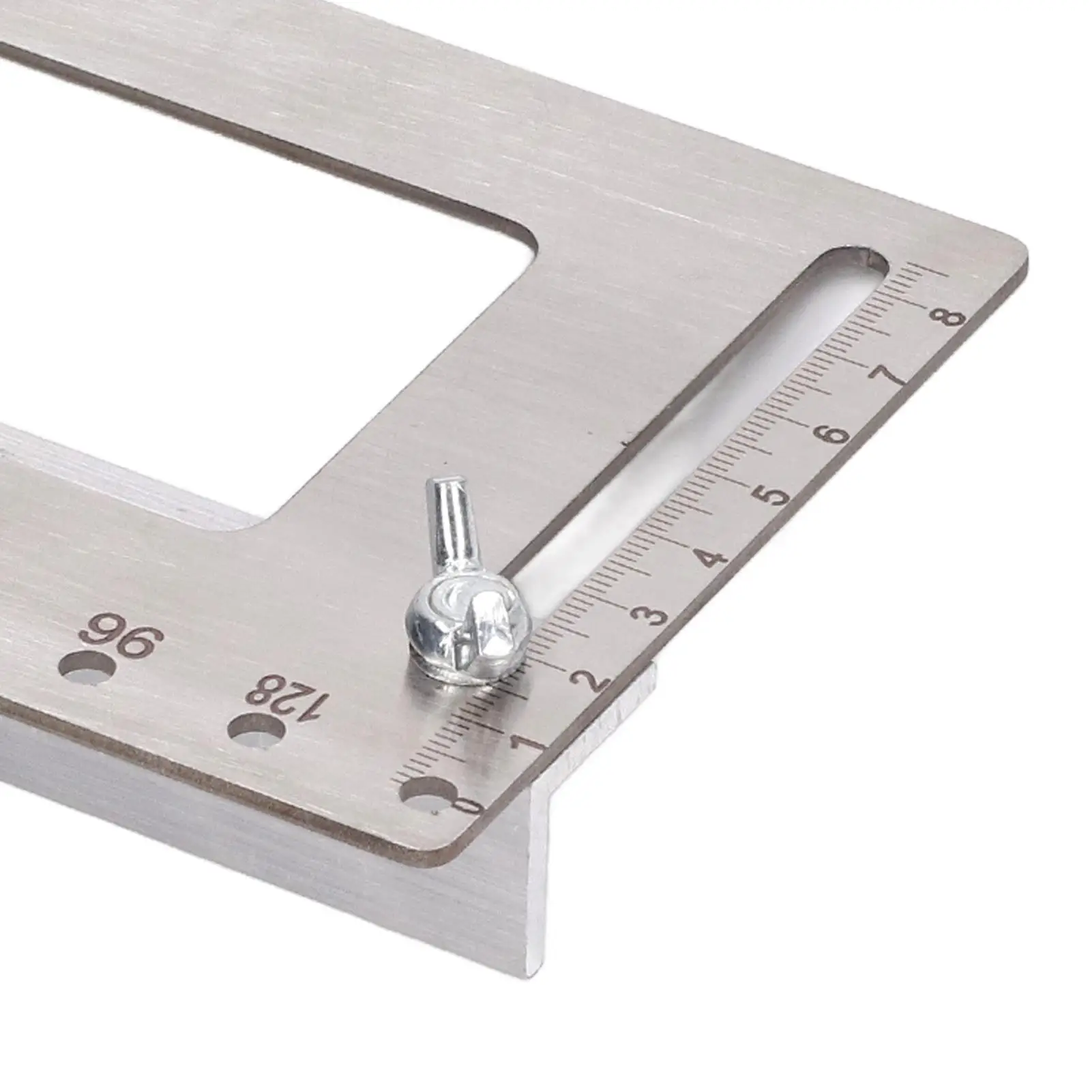 Stainless Steel Hole Punch Drilling Guide Template for cabinet Door Woodworking Tool Locator