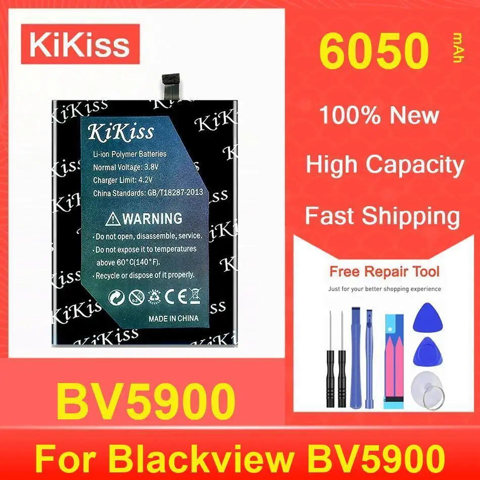

Kikiss Battery 6050Mah BV5900 For Blackview