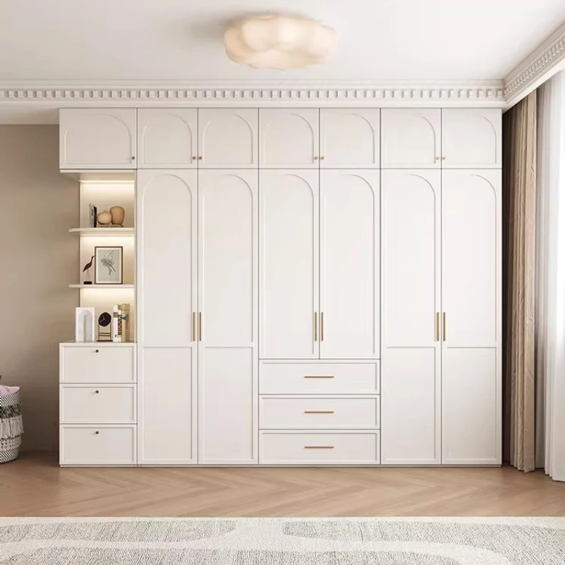 

Modern Nordic Adults Wardrobes Hanging Clothes Wooden Organizer Bedroom Closet Storage Display Armadio Guardaroba Furniture Home