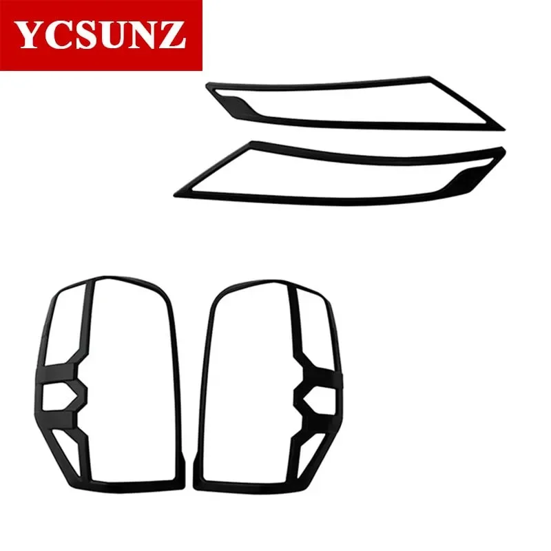 ABS Car Black Kit Full Set For Mitsubishi L200 Triton MR 2019 2020 2021 2022 Double Cabin Accessories view 2