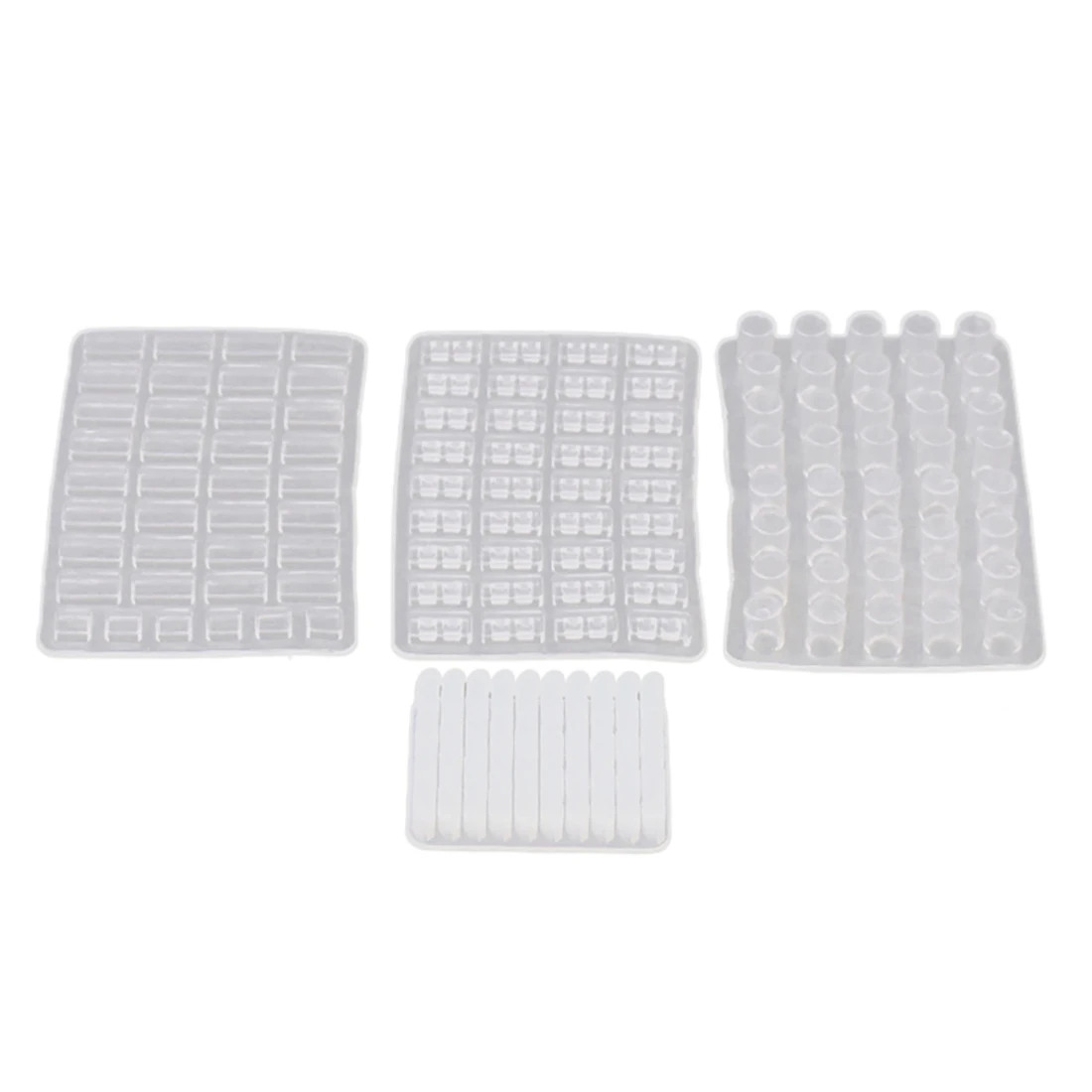 

1/16 Scale Miniature Model Bricks Mould,4 Pack Simulation Brick Molds DIY Kit for Sand Table Landscape Accessories