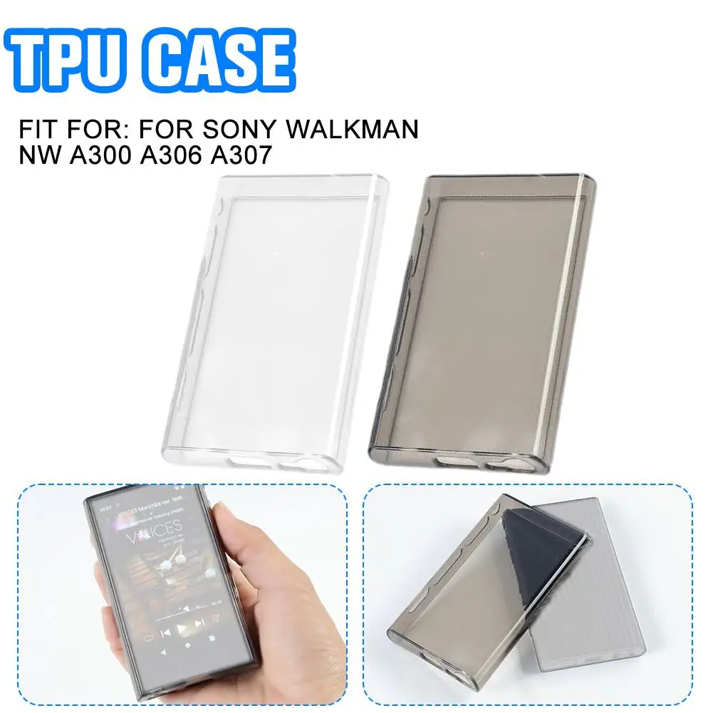 Soft Cover Crystal TPU Clear Case for SONY Walkman NW-A300 Series NW-A306 NW-A307