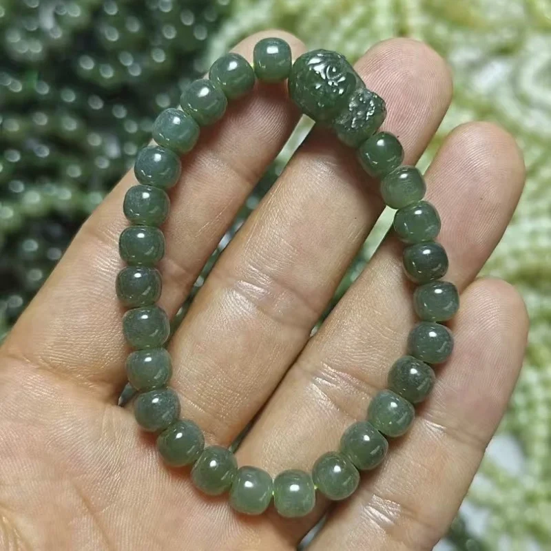 

Hetian Pixiu , Jade Bracelet Women, Fashionable and Versatile