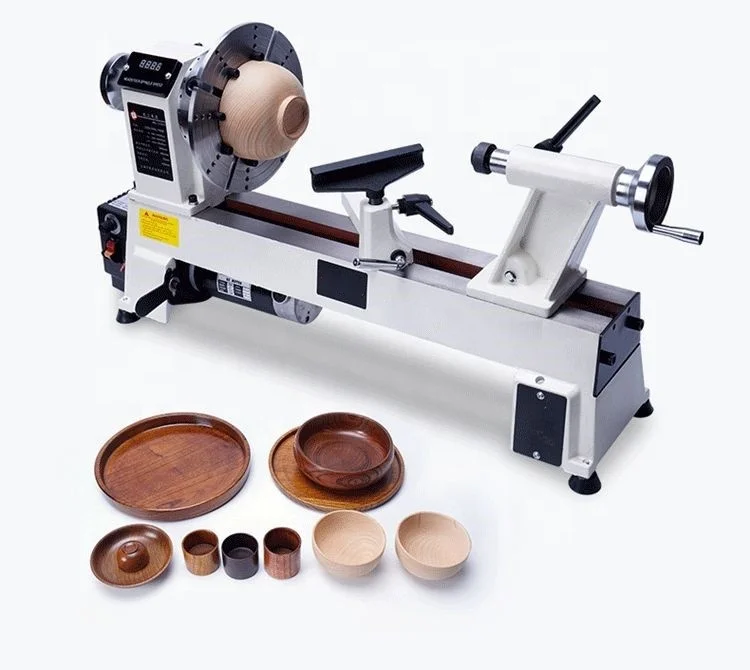 Woodworking Infinitely Variable Speed Turning Wood Lathe Milling Machine Mini Small Woodworking Tool Lathe