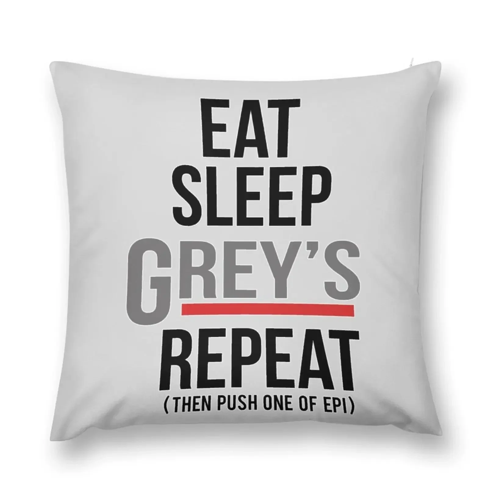 

greys repeat Throw Pillow Cushion Covers For Living Room Embroidered Cushion Cover pillow