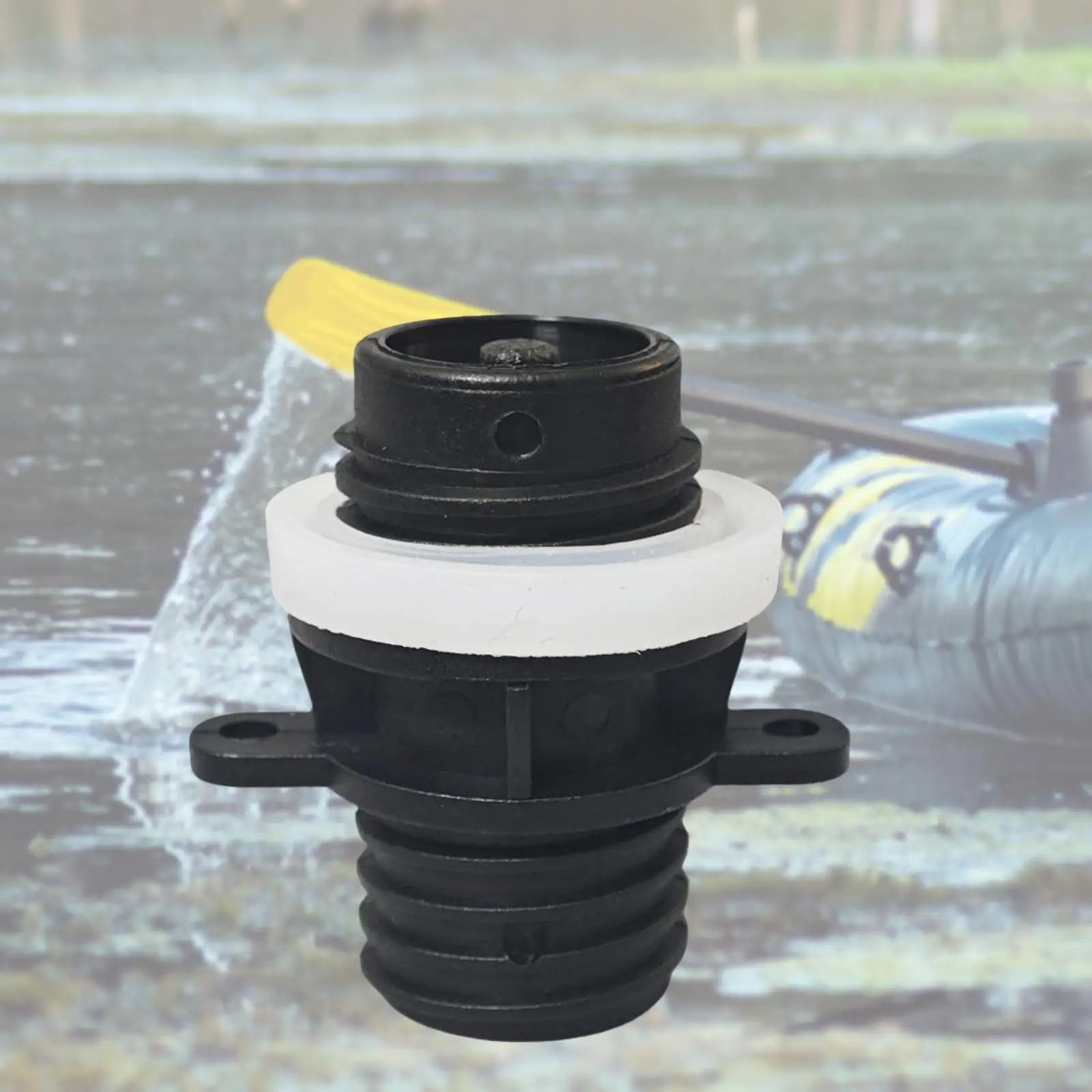 PVC Air Pump Adapter Part Replacement Leak Resistant Valve Nozzle for Inflatable Boat Kayak Paddle Board Accessories