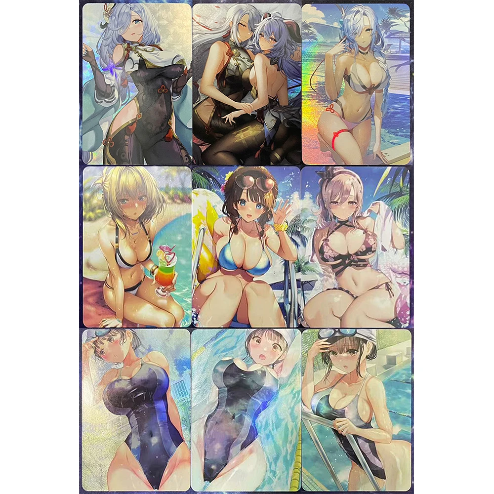 アニメ女神物語 DIY ACG 宮園かをり 桜島舞 雪ノ下ゆきん グリッターグッズカード クリスマス誕生日プレゼント