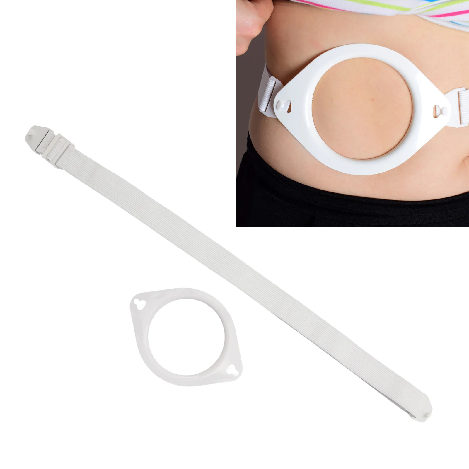 Ostomy Reinforcement Belt Colostomy Belt Ostomy Reinforcement Belt Length Adjust Smoothing Surfaces Colostomy Bag Fixation Strap