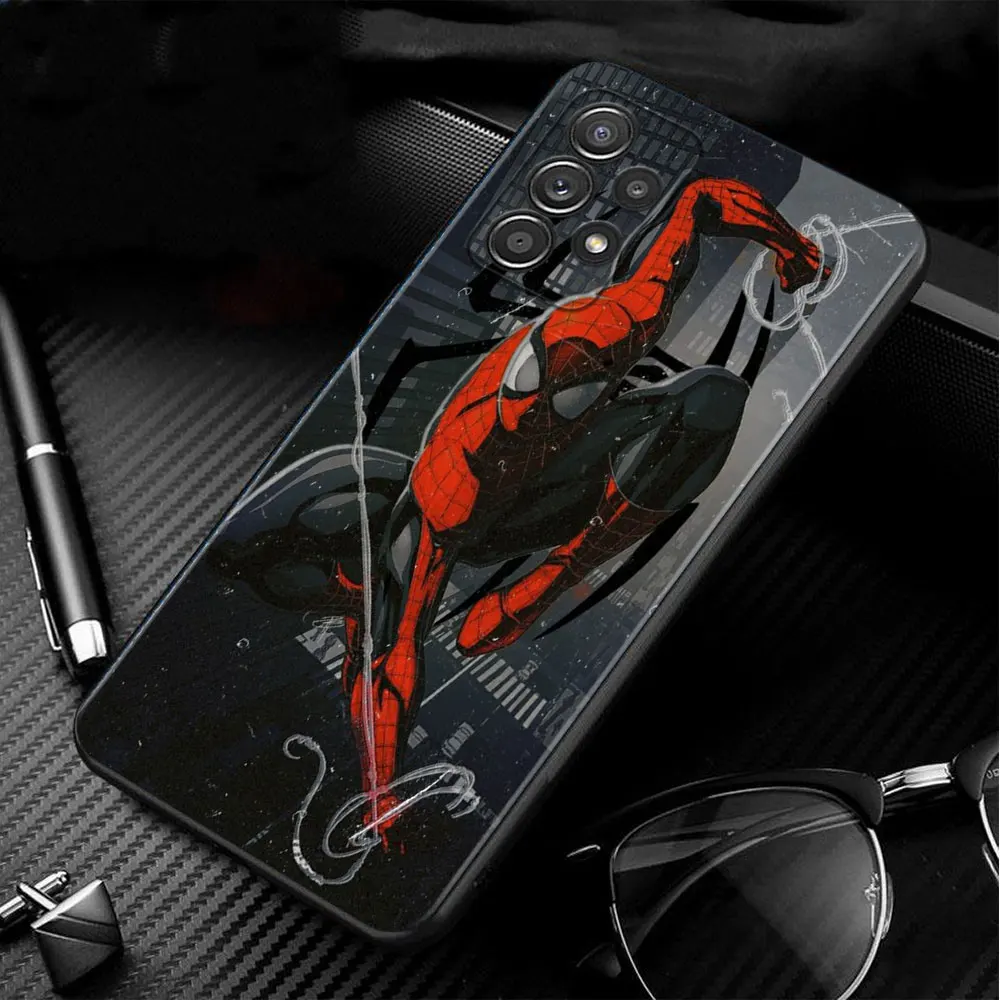 Coque For Samsung A51 A41 A02s A52 A21s A72 A71 A12 A32 4G A31 A22 A23 A73 A13 Bag Marvel Amazing Spider-Man Andrew Garfield