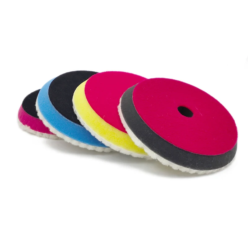 Wool Car Polishing Pads Woollen Buffing Pad Finish Polishing Disc Car Polish Buffing Pads 150mm Car Polisher Buffing Waxing Tool