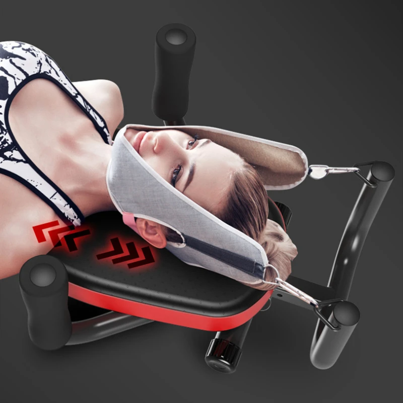Household Fitness Leg Lumbar Disc Retractor Stretcher Bed Waist Neck Cervical Spine Tensioner Body Heighten Stretching Device