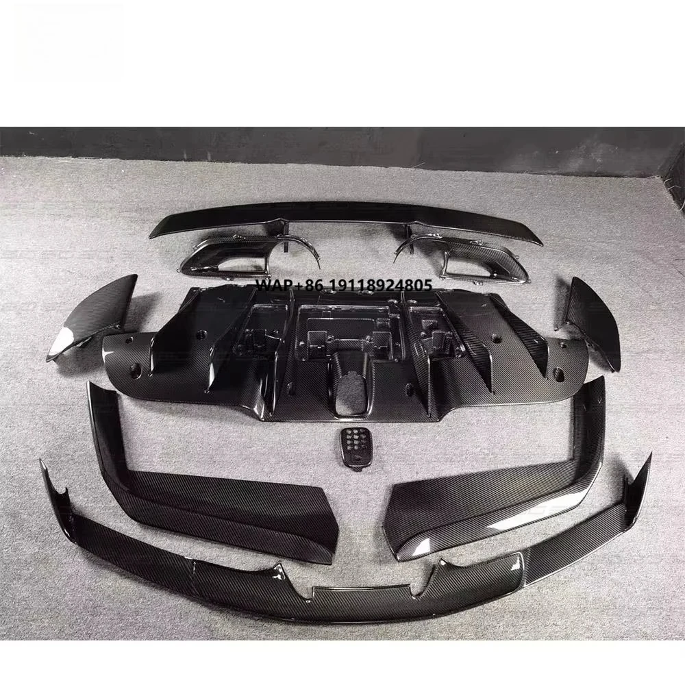 

Carbon Fiber Body Kit Front Lip Bumper Side Skirts For 488 Gtb