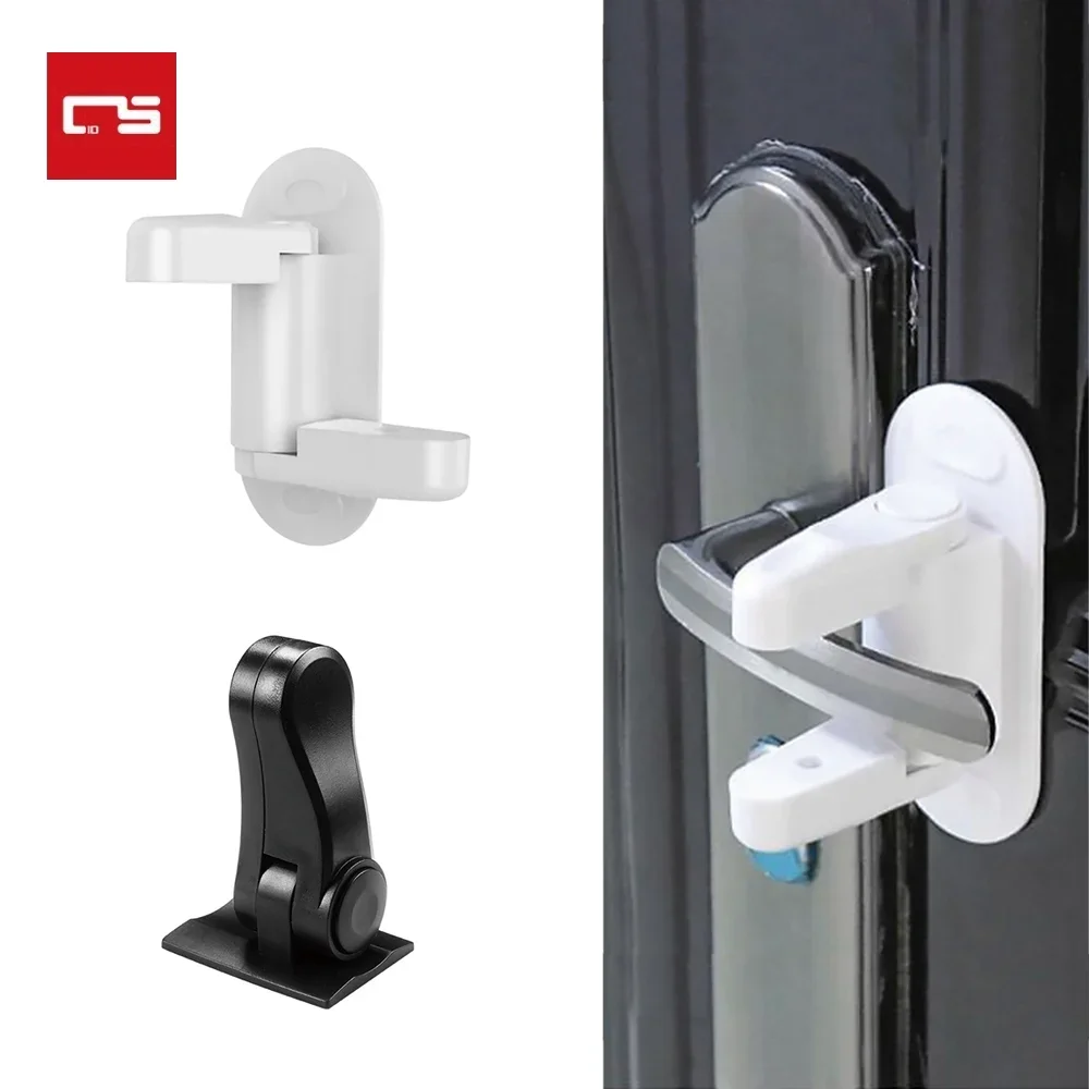 

Universal Door Lever Lock Child Baby Safety Lock Rotation Proof Professional Door Adhesive Security Latch Multi-functional