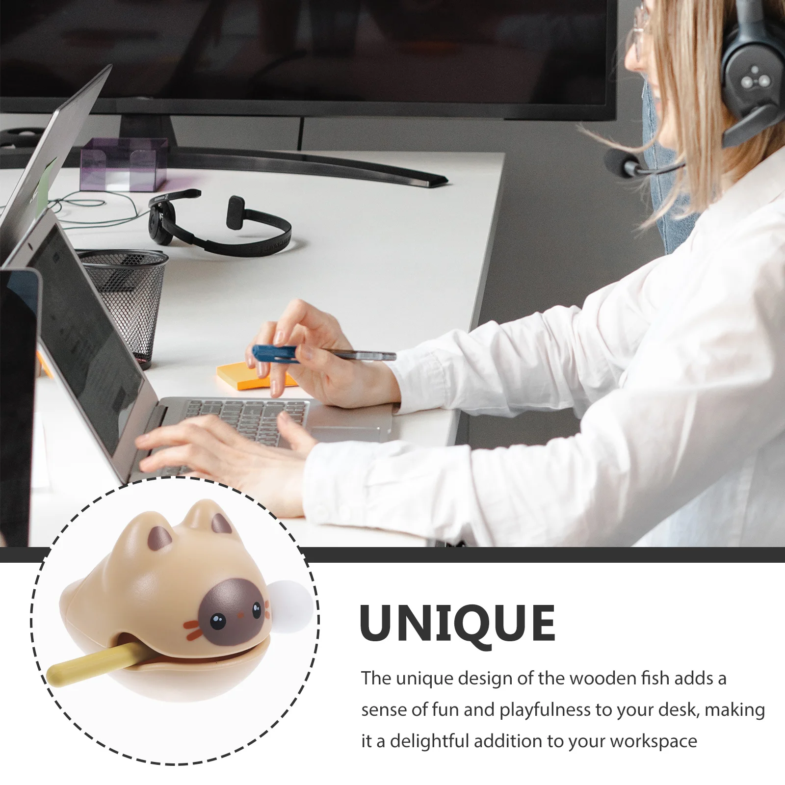 1Set Kleine Houten Vis Ritme Speelbal Vakmanschap Veilig Muziekinstrument voor Kinderen en Volwassenen Muziekinstrument