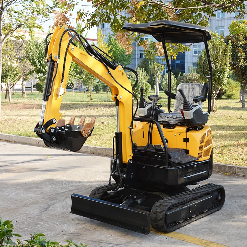 โรงงานที่กําหนดเองขายร้อนที่ถูกที่สุดไฮดรอลิก Mini Crawler Excavator สําหรับใช้ในบ้านใหม่ mini multifunction swing boom excavator