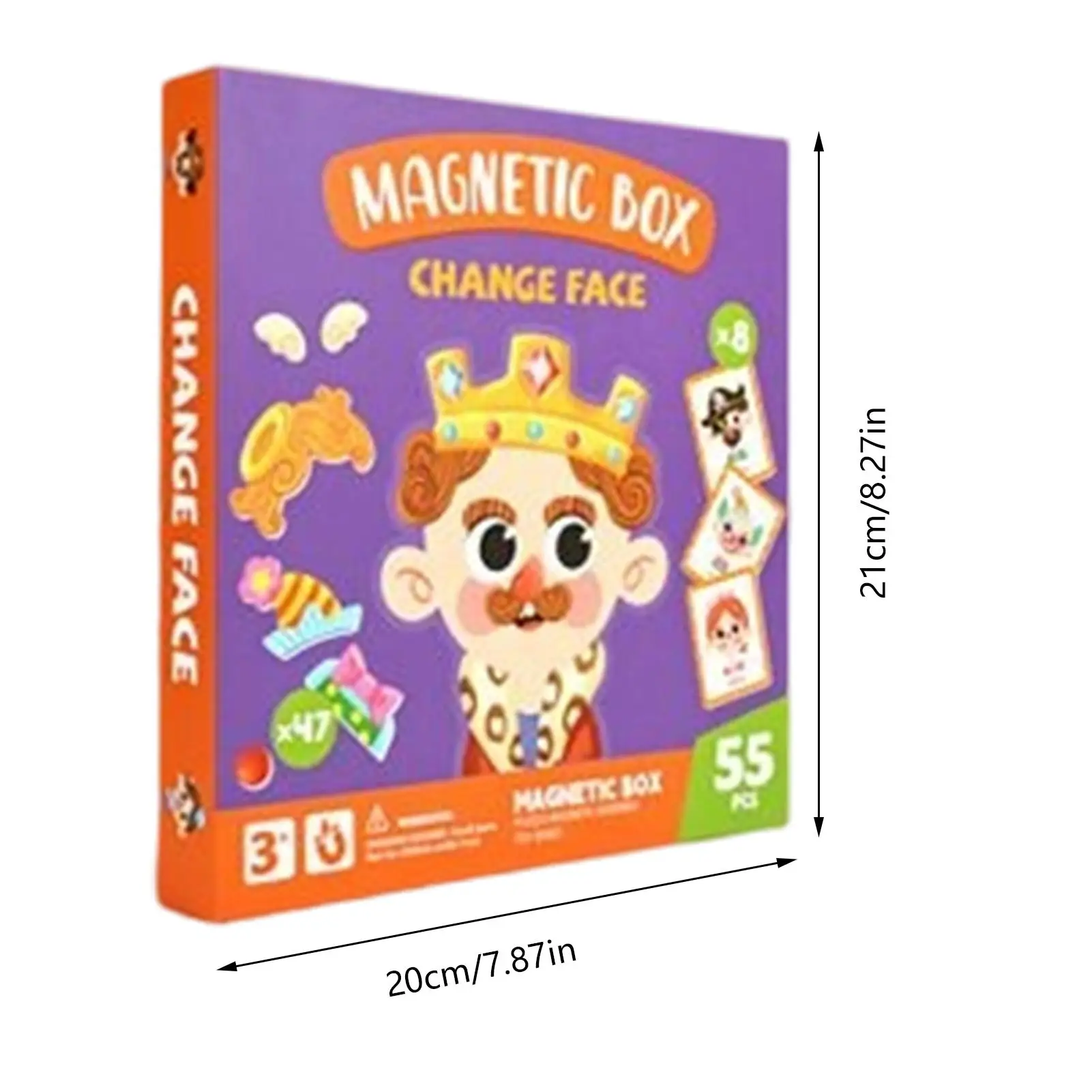 Gry w przebieranki Magnetyczne puzzle z dopasowaniem strojów Zabawki do samodzielnego ubierania dla dzieci w wieku 3-6 lat Urodziny Boże Narodzenie Przedszkole