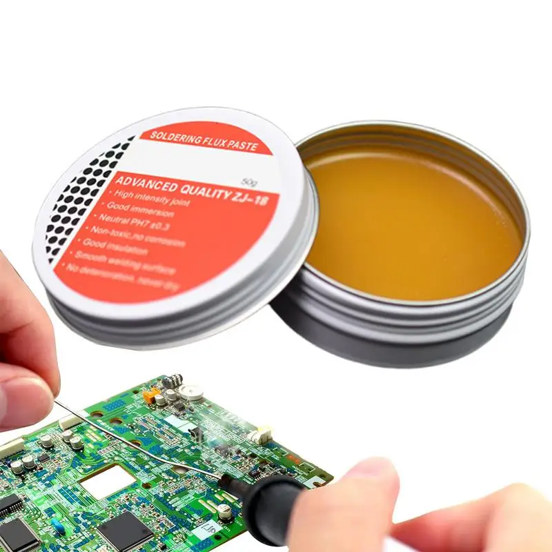 

No Clean Flux Paste Iron Box Welding Paste Flux Good Insulation Soldering Supplies For Mobile Phone Repair And High Precision