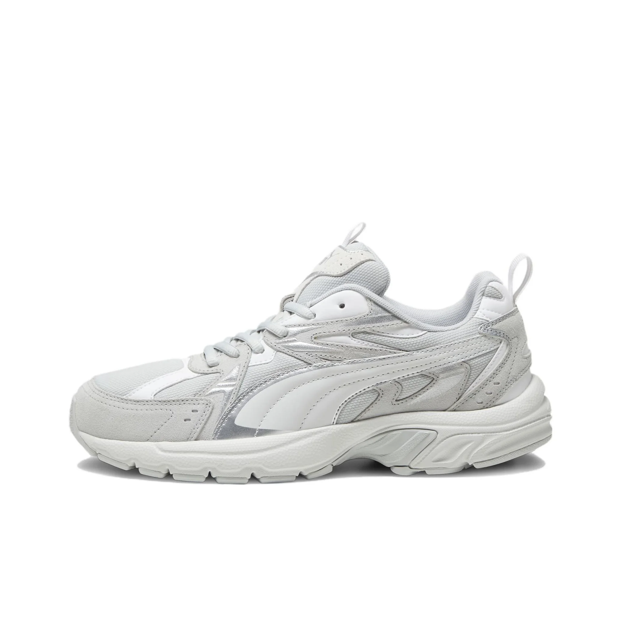 PUMA Milenio Breathable Low top Casual Running Shoes Unisex White 393489-02