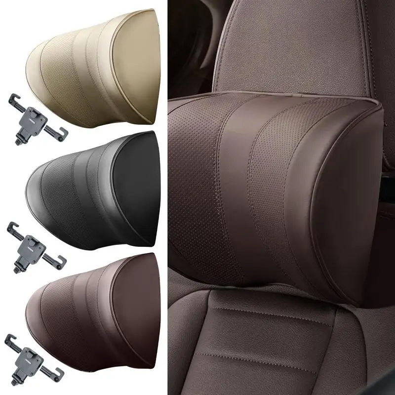 

Multifunctional Car Headrest Pillow Memory Foam Car Neck Pillow Support Cervical vertebrae Head Soft Velvet Adjustable Height