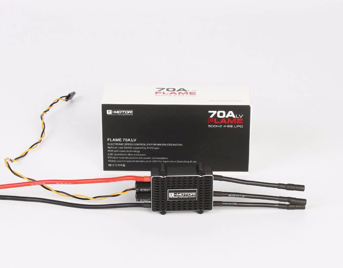 VoidFly Hot T-Motor FLAME 70A 6S ESC Multi-Rotor Drone LiPo 4-6S Controller High Efficiency ESC for RC Drone Control the Magneti