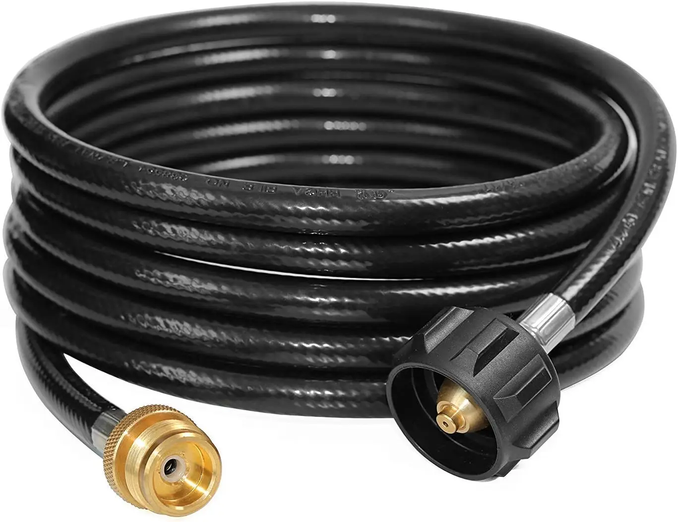 

12 Feet Propane Tank Converter Adapter Hose Assembly Replacement for QCC1 / Type1 LP Gas Tank with Safety Certified Connects