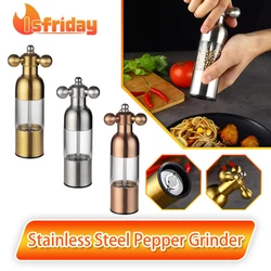 Pepper Mill Manual Stainless Steel Salt and Pepper Grinder Set with Adjustable Ceramic Grinding Spice Grinder