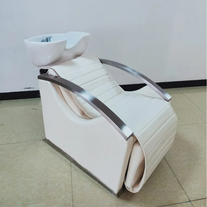 Sitting Extended Shampoo Bed Thai Water Circulation Shampoo Basin Moxibustion Massage