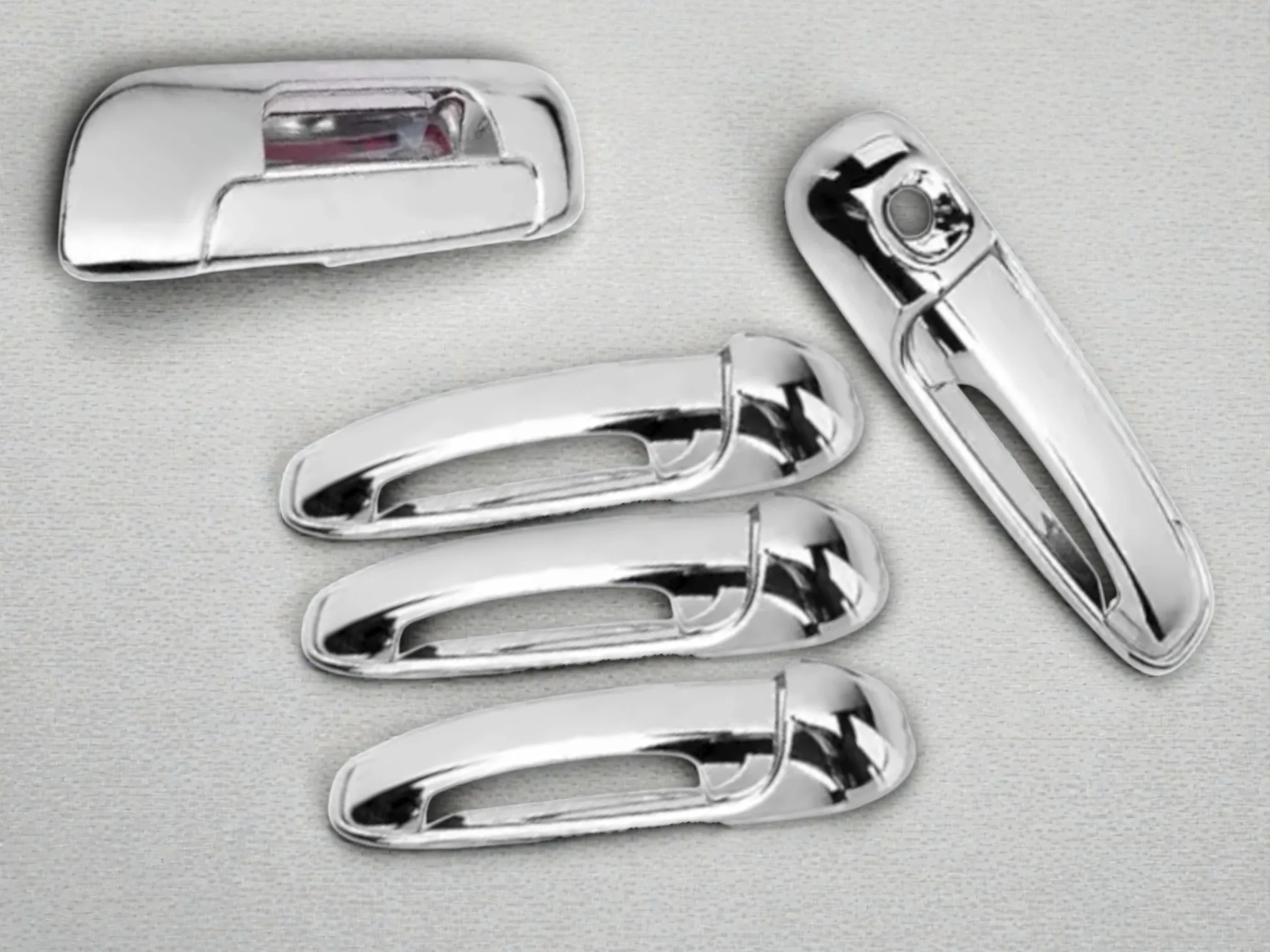 

Комплект хромированных накладок на заднюю дверь и боковые ручки дверей (4 двери) для Dodge Ram 1500 2500 3500 2002-2009