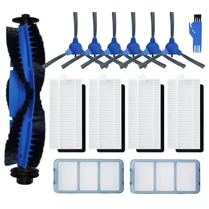 

Запасные части ABIY для роботов-пылесосов Eufy Robovac 11S, 12, 15T, 15C, 25C, 30, 30C: основная и боковые щетки, HEPA-фильтр
