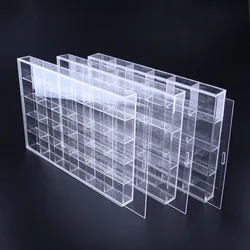 12/24/30 Grids Transparent Acrylic Compartment Jewelry Box Jewelry Storage Box Jewelry Display Box Multi-grid Separated