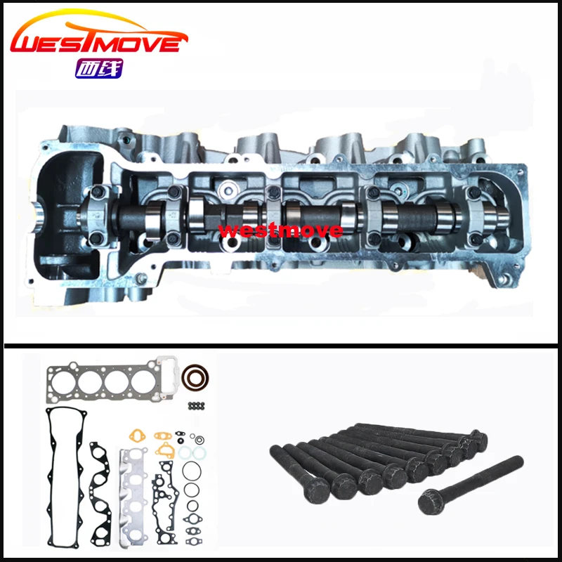 1RZ 1RZ-E Engine complete cylinder head assembly ASSY full gasket bolt for Toyota HiAce Hilux Kijang Revo Venture 1998cc 2.0L