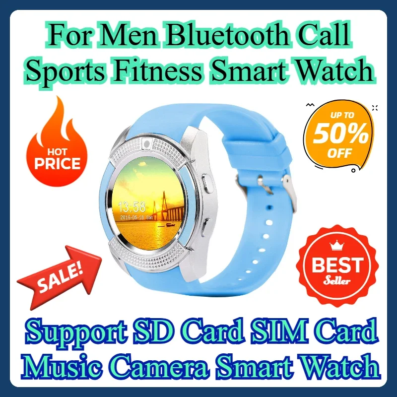 Support SD Card SIM Card Music Camera Smartwatch For Men Bluetooth Call Sports Fitness Smart Watch