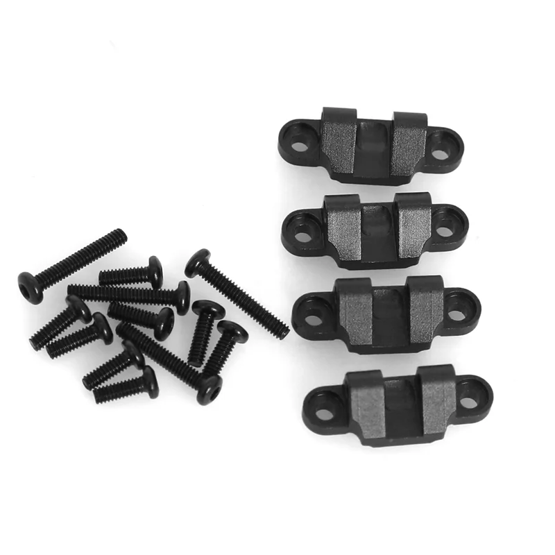 A04F-RC ترقية السيارة السفلى امتصاص الصدمات تصاعد عدة ل LOSI 1/18 Mini LMT 4X4 نحى شاحنة كبيرة RC سيارة ترقية أجزاء Blac #3