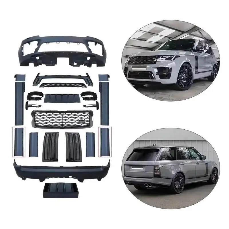 

Car Bodykit Facelift Accessory Grille Front Rear Bumper Side Skirt Grille 2018-2020 VOGUE SVO BODY KIT Upgrade Part