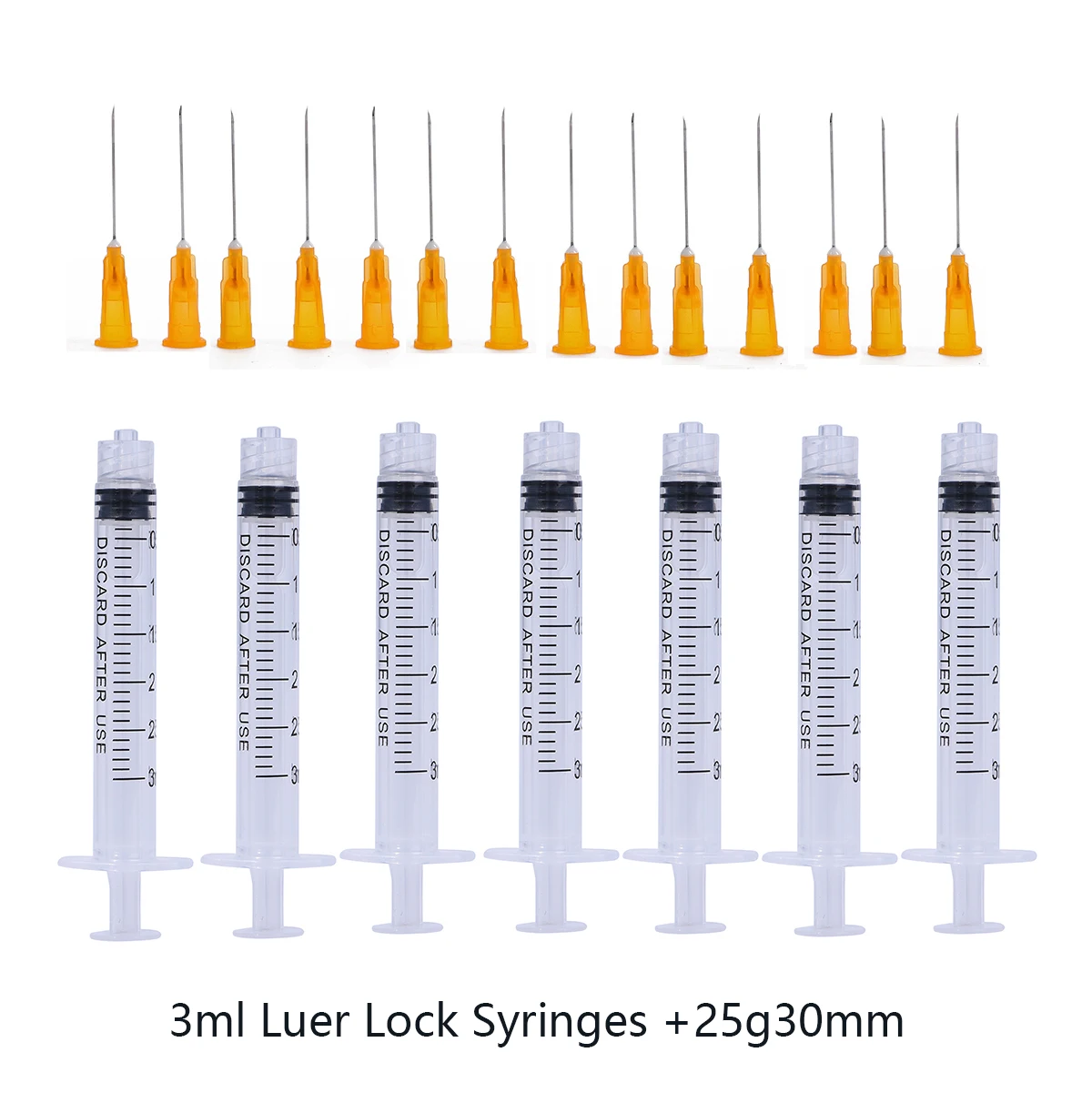Imagem -06 - Seringas Estéreis Descartáveis Luer Lock Injeção de Agulhas Beleza Embalada Individualmente Small Needledispensi 29g13 mm 3ml