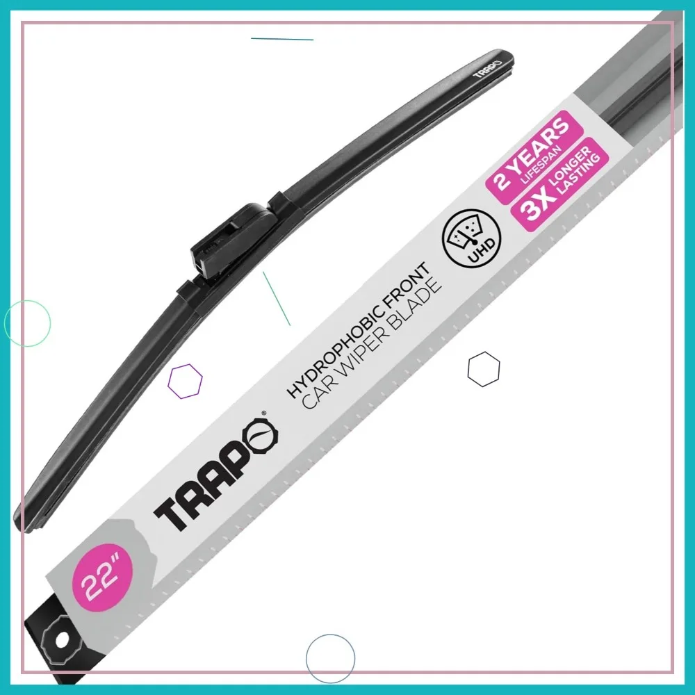 

22-дюймовая гидрофобная щетка стеклоочистителя — универсальная подходит для большинства автомобилей — прочный силикон с водоотталкивающим покрытием