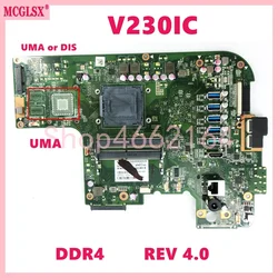 V230IC com placa-mãe UMA ou DIS DDR4 REV 4.0 para ASUS V230IC Mainboard 100% testado OK