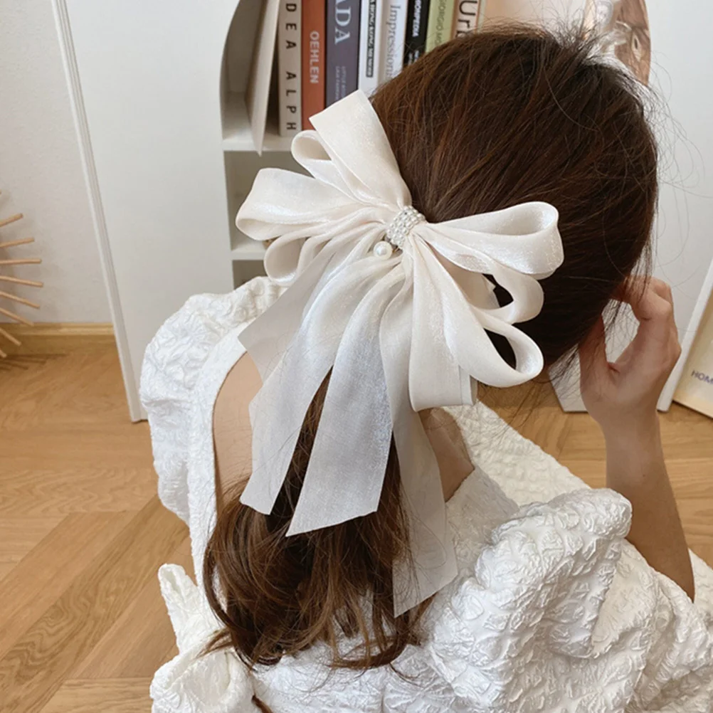 

2 Pcs Hair Accessories for Girls Clip Cute Barrettes Women Bows Big Clips Women's
